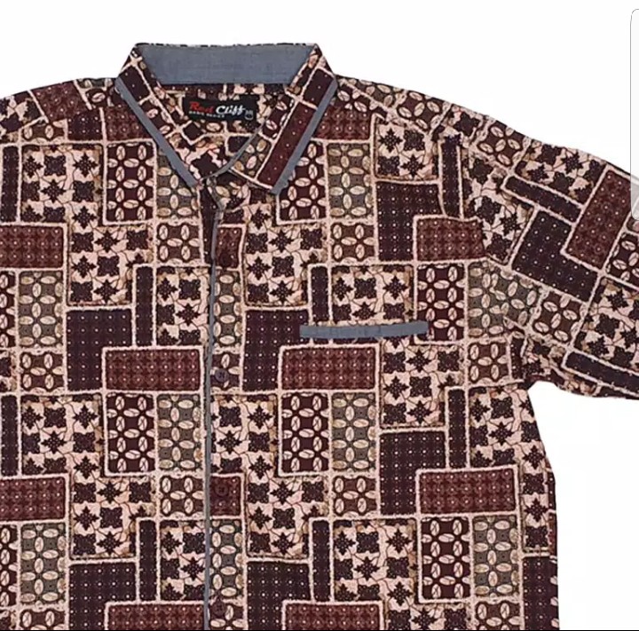 Redcliff P1016jg Mi - Kemeja Batik Lengan Pendek