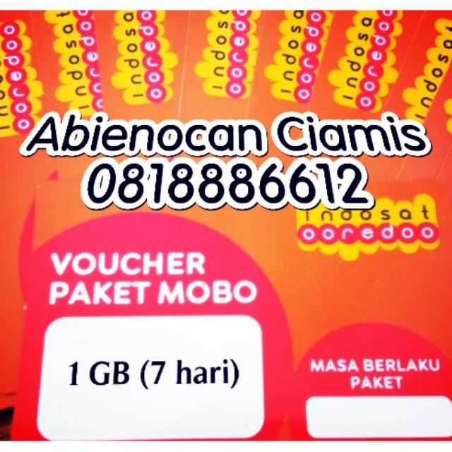 Voucher Kuota Indosat 1GB