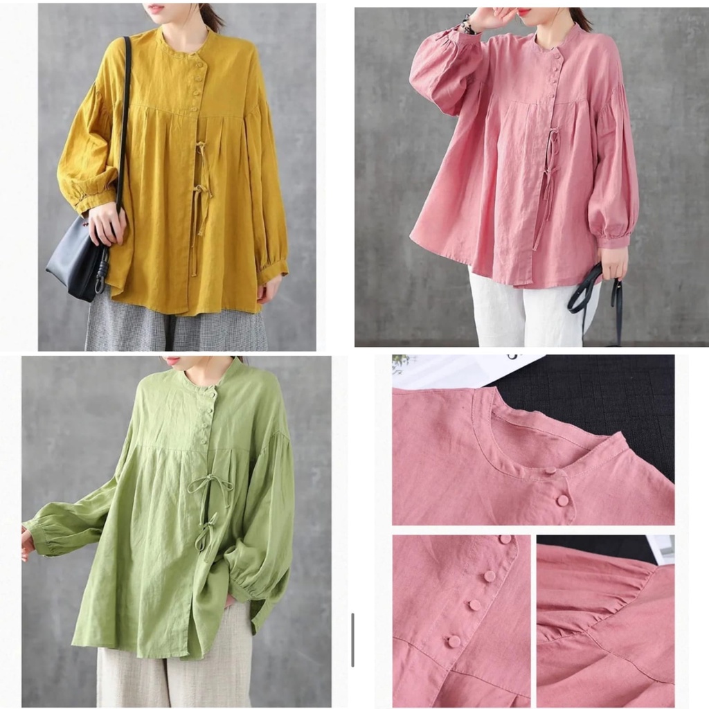 GIOVANA BLOUSE - blouse korea / korean style / daily blouse / blouse hits / grosir blouse