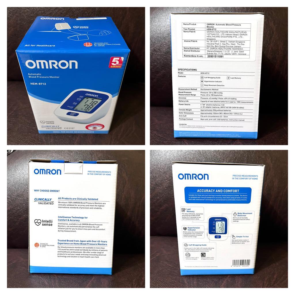 TENSIMETER DIGITAL OMRON HEM-8712