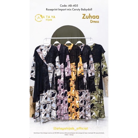 zuhaa dress by ataya hijab