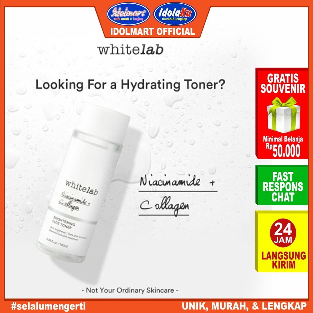 IDOLAKU Whitelab Brightening Face Toner