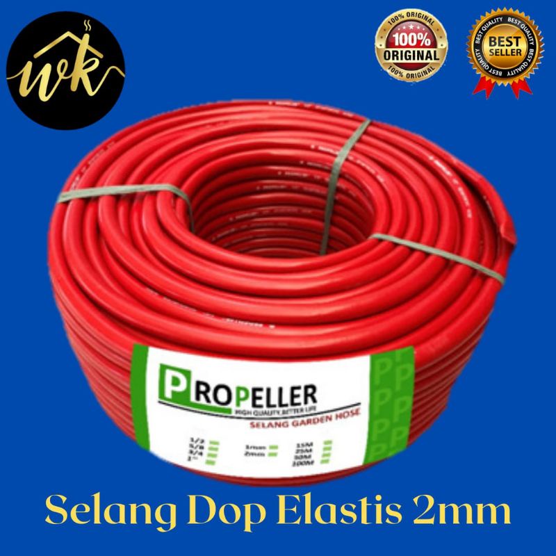 Jual Selang Air Elastic Flex M Tebal Mm Merk Propeller Goldcoin Pabrik Indonesia