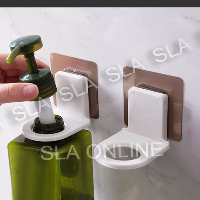 Gantungan Botol Tempat Sabun Shampoo Dinding Kamarmandi 