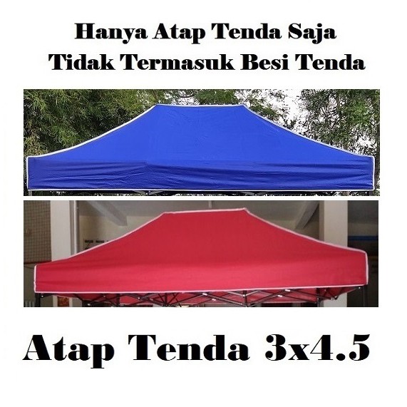 Terpal Atap Tenda Lipat 3x4.5 (Bahan Polyester 420D)