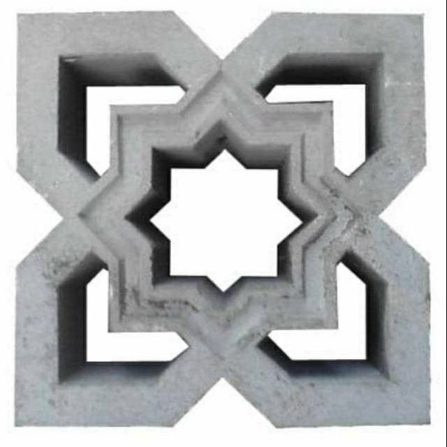 Cetakan loster karawangan tumbuk 1 muka