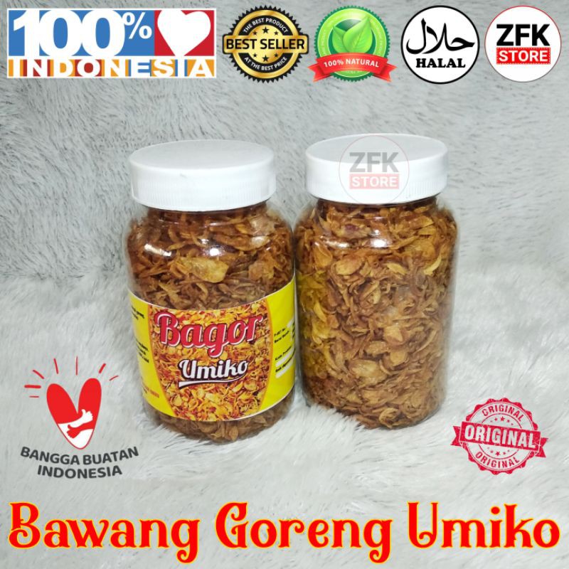 

Bawang Goreng Umiko Siap Santap 100 gram 1 ons Home made Kota depok