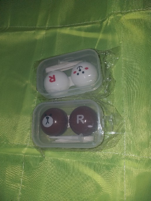 Jhmu24 Tempat Softlens Karakter Animal Kotak Lensa Import Kotak Lensa Plus Jepitan Dan Tongkat