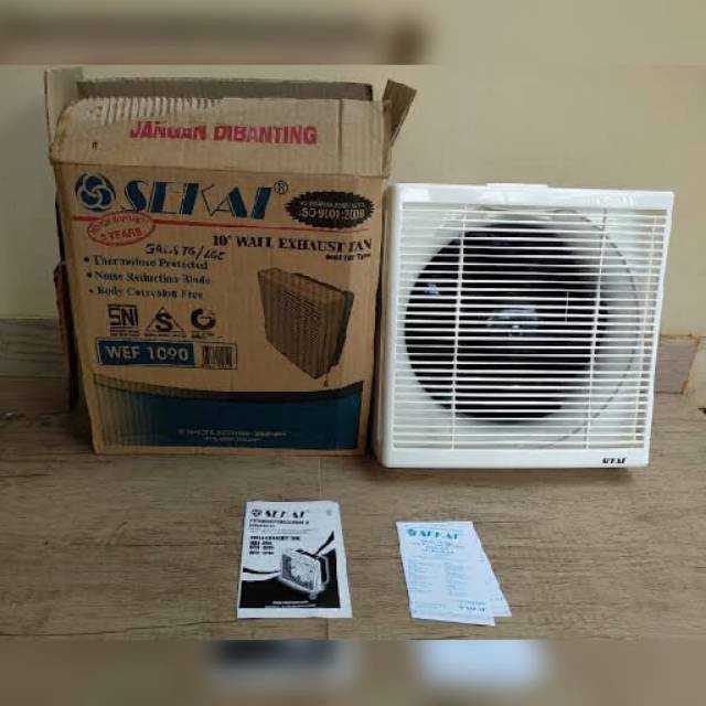 Wall Exhaust Fan Dinding Sekai 10&quot; / 10 WEF 1090 ORIGINAL NEW PROMO