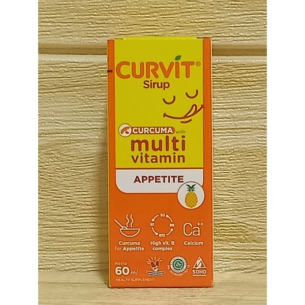 CURVIT SIRUP 60 ml|CURVIT SYRUP 120 ml|CURVIT CL EMULSION 175 ML| Vitamin Memperbaiki Nafsu Makan