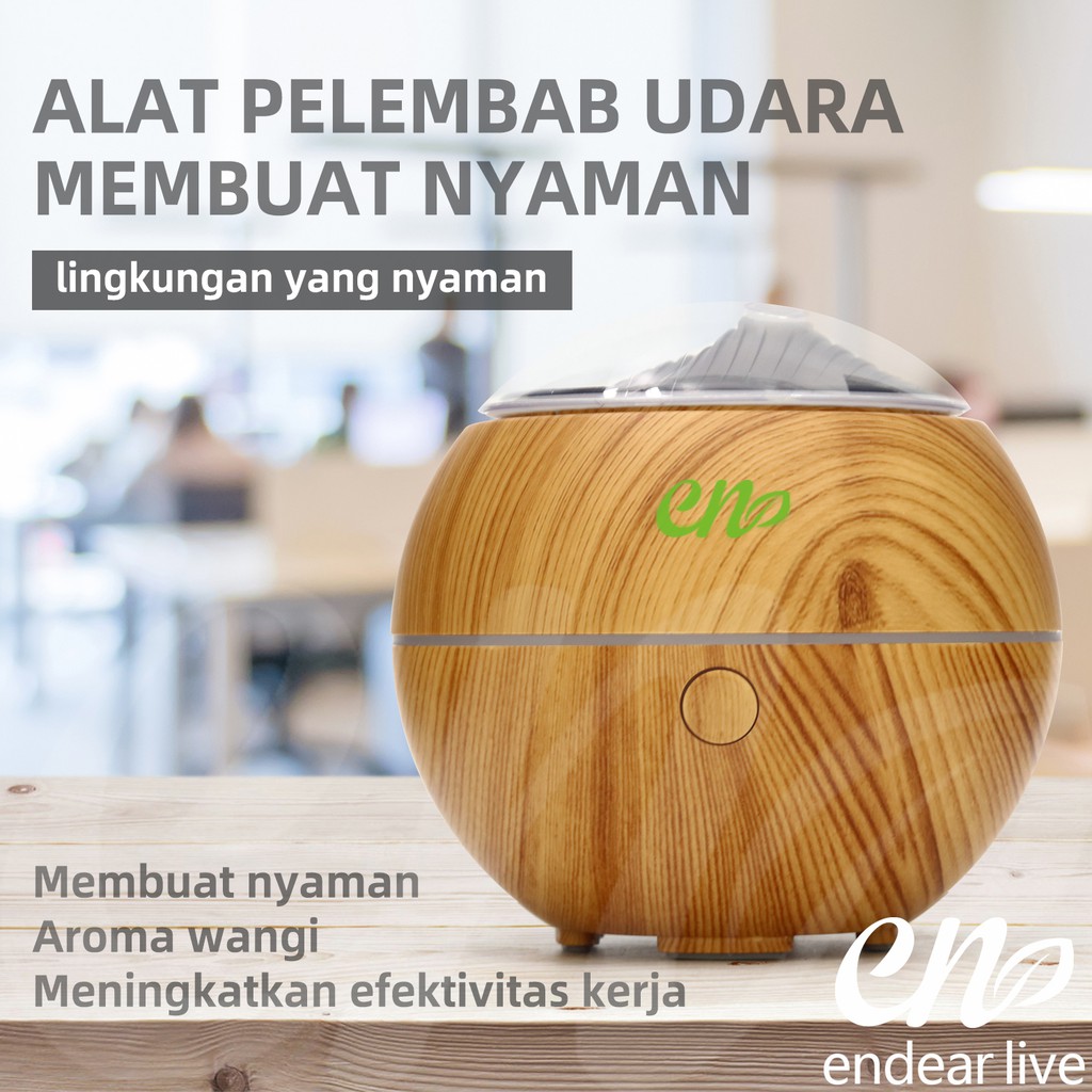 [endear]100% ORI Aroma Diffuser 150ML Aromaterapi Difuser Dengan-4