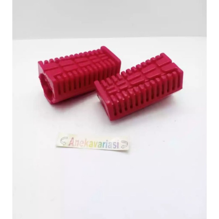 Karet step depan motor bebek Universal merah