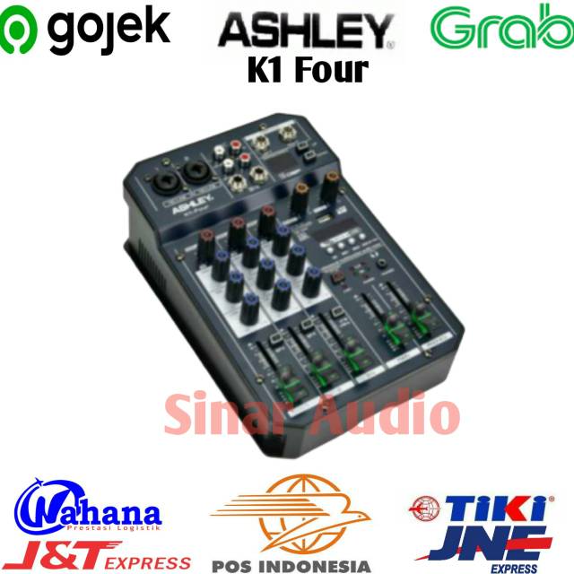 Mixer Ashley K1 Four Original Bluetooth - USB 4 Channel