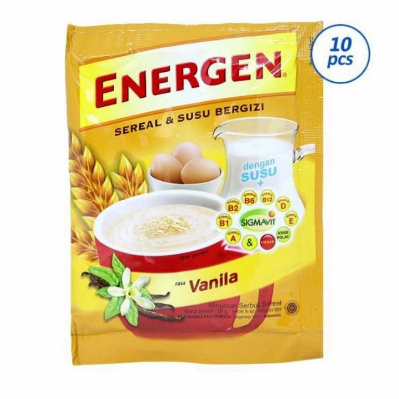 

Energen vanila 32 g x 10 sacet