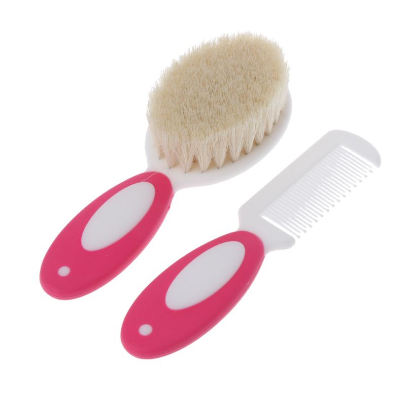 Mary 2pcs / Set Sisir Rambut Bayi Newborn Laki-Laki / Perempuan Portable