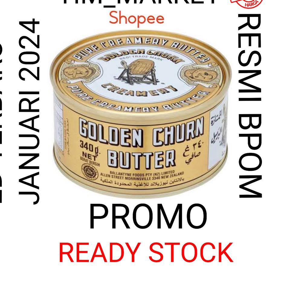 

Special - Butter Golden Churn Tinned 340Gr /mentega golden churn