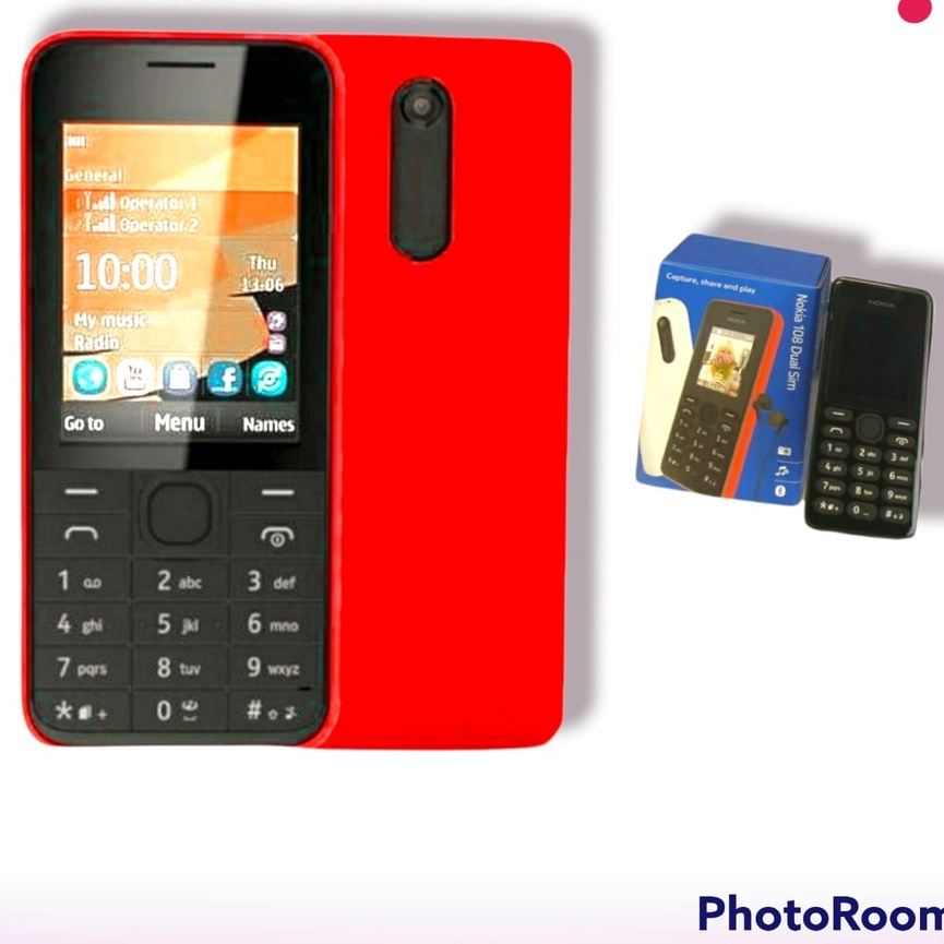 HANDPHONE NOKIA 108 VARIASI WARNA MERAH