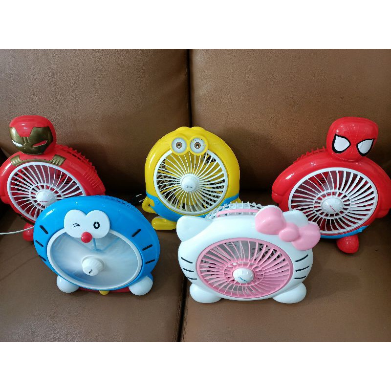 kipas angin listrik karakter kipas angin meja mini fan