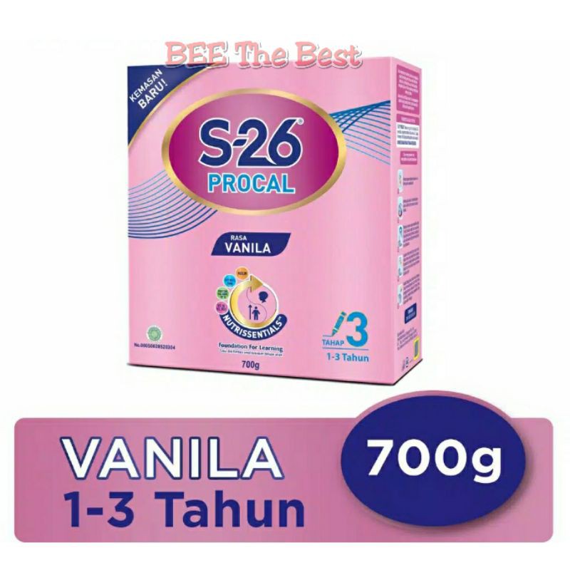 

S-26 S26 Procal Reguler Tahap 3 Vanila 700g - Rasa Vanilla 700gr