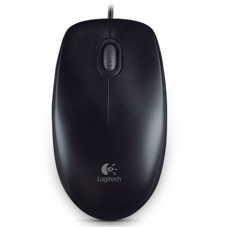 Logitech Wired Mouse - B100 - LTMS0ABK Black