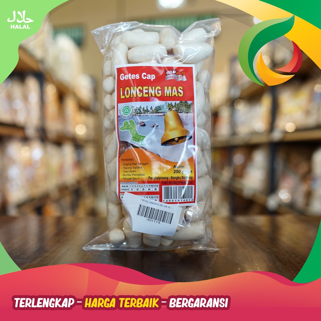 

GETAS LONCENG PANJANG KHAS BANGKA 250GR