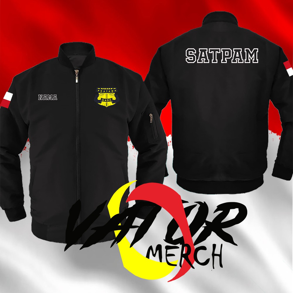 JAKET BOMBER SATPAM GADA PRATAMA terbaru original (WATERPROOF/ANTI AIR)
