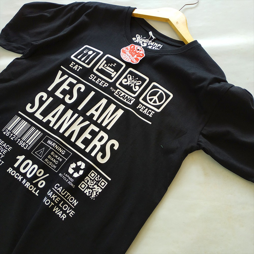 I AM SLANK - LENGAN PENDEK - BAJU SLANK - KAOS SLANK - TAMPIASIH STORE 2