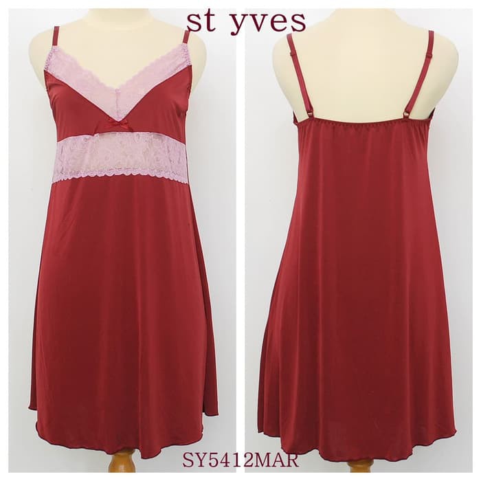 LINGERIE ST YVES, BAHAN HALUS TIDAK MENERAWANG, LEMBUT SY5142MAR
