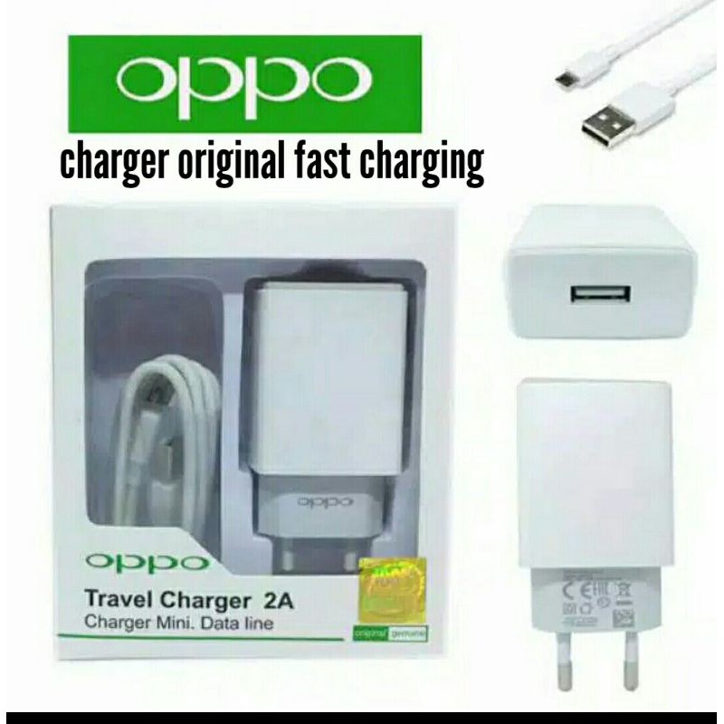 Charger Oppo VOOC Fast Charging Original 100% - Charger Oppo F9 F3