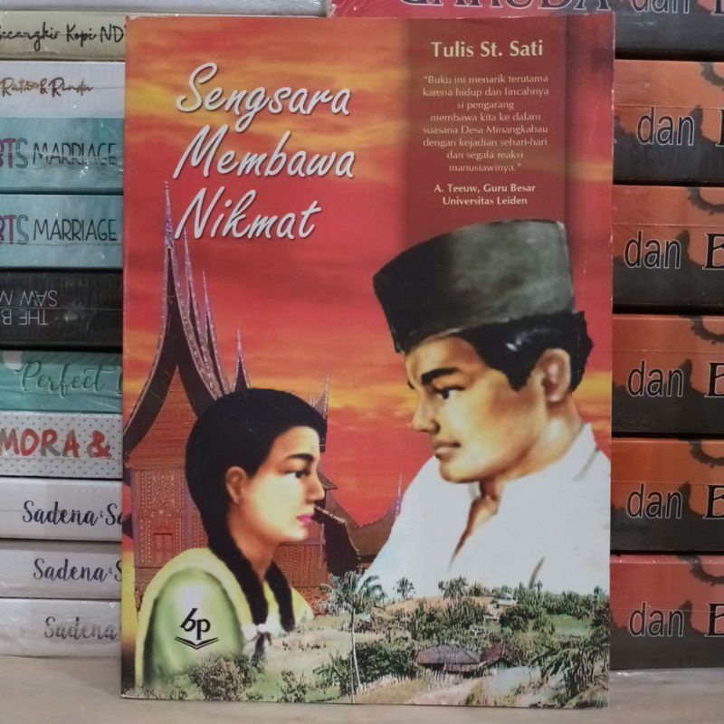 Novel Sastra Sengsara Membawa Nikmat Tulis St Sati. Original Preloved