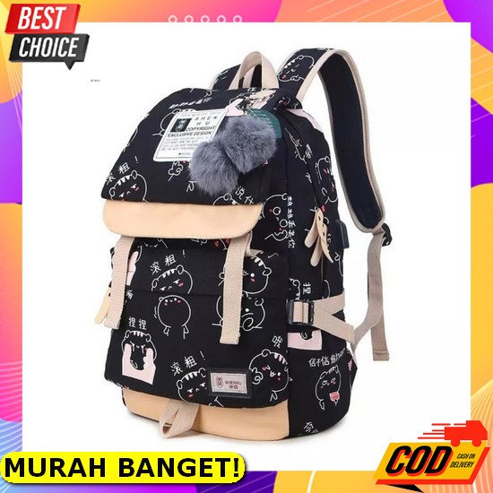 Tas Anak Murah Ransel Simple Trendy Premium Lucu Bagus Kekinian Import Terbaru Bpt Niqabis Tas Ranse