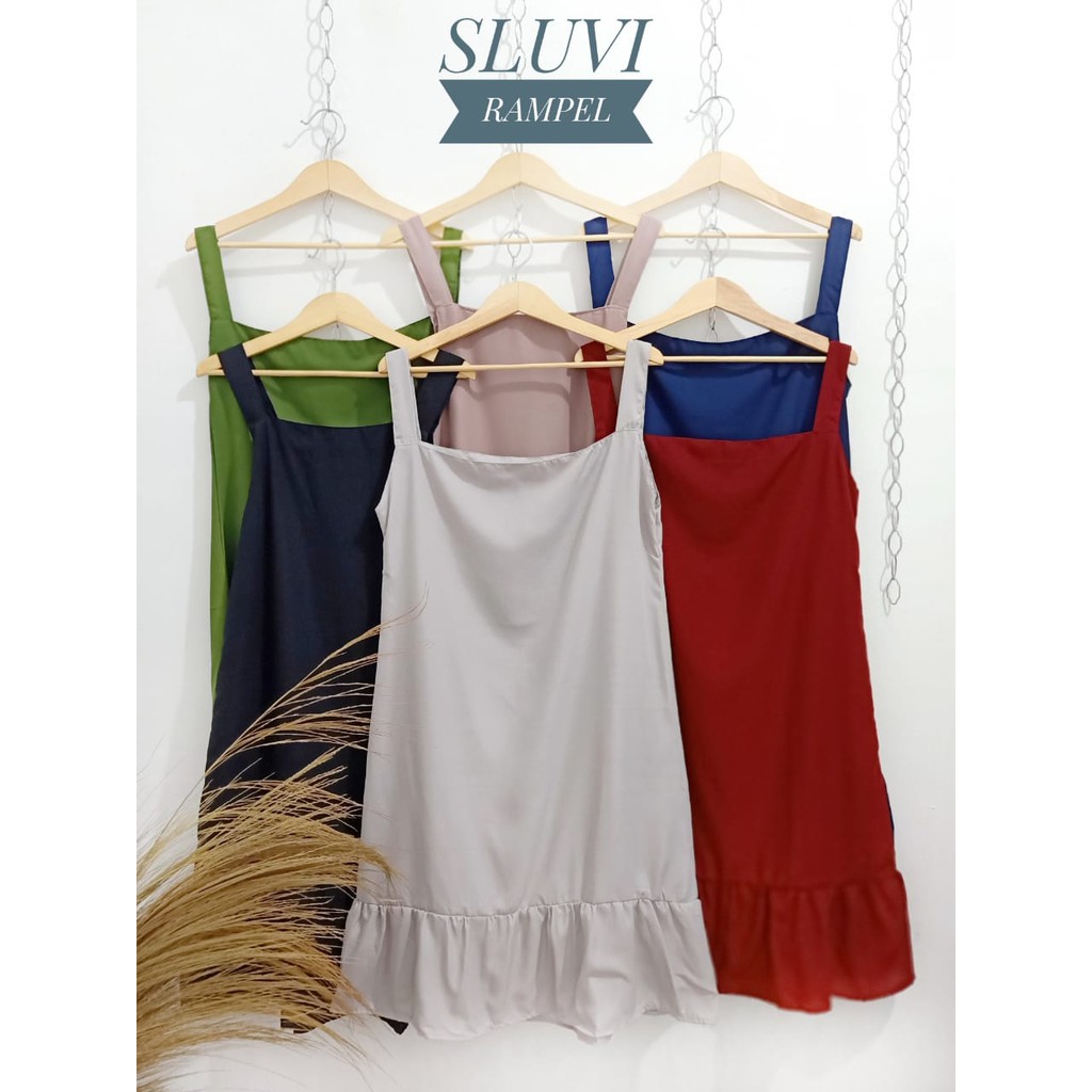 CUCI GUDANG!! SLUVI RAMPEL REMPEL / SLUVI OVERALL / SLUVI TUNIK