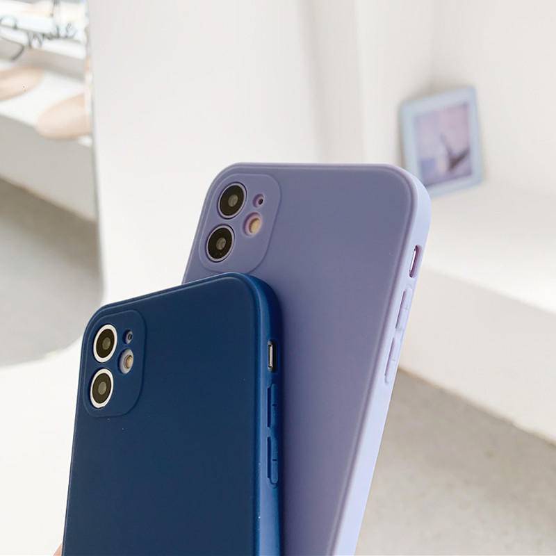 Soft Case Silikon TPU Warna Permen Polos Cover iPhone 11 Pro MAX X XS MAX XR SE 2022 2020 6 6S 7 8 Plus