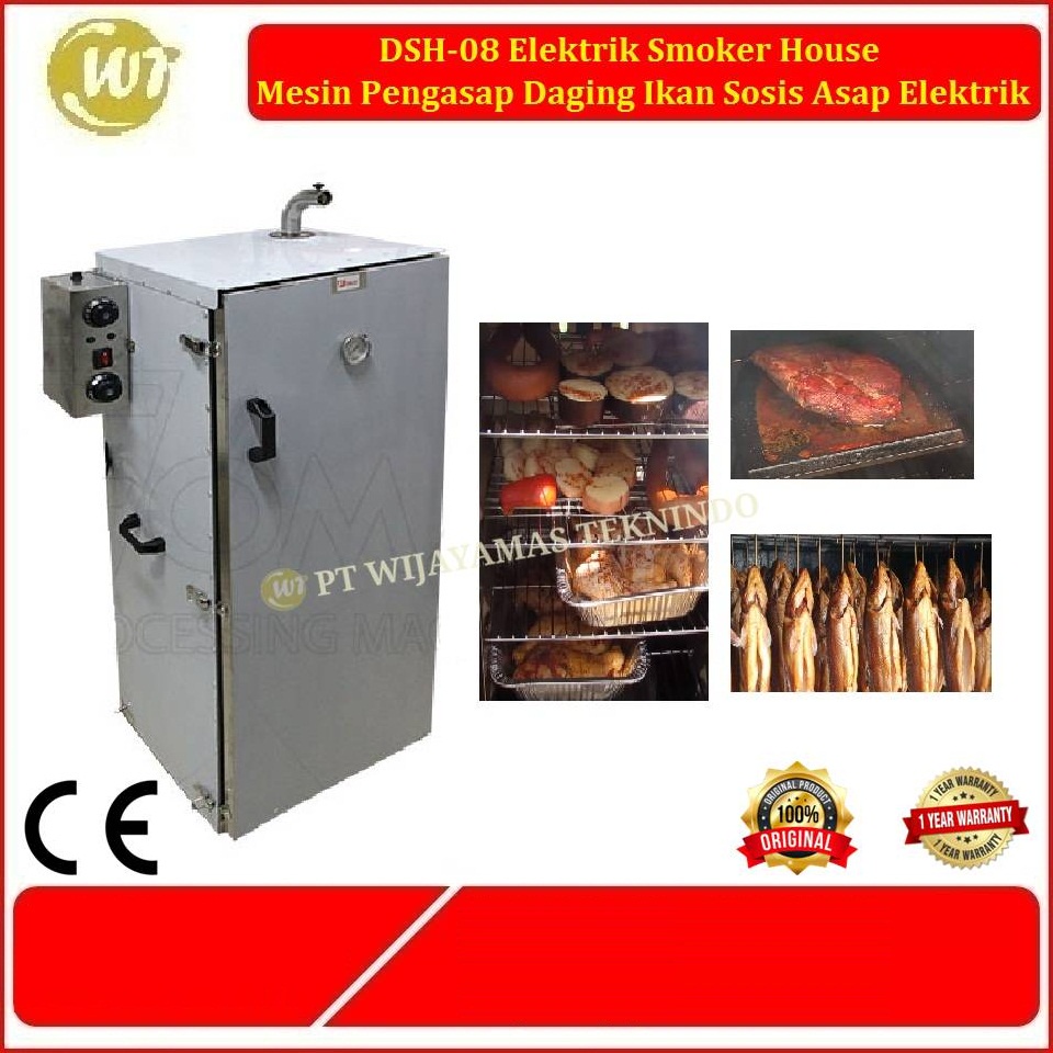 DSH-08 Elektrik Smoker House – Mesin Pengasap Daging Ikan Sosis Asap - FM