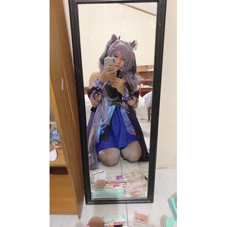 (onbooked sd jam 22 wib) Costume cosplay Genshin Impact Keqing Lantern Opulent Splendor Taobao Man G