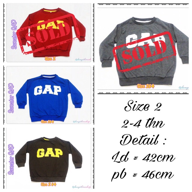 Sweater anak gap