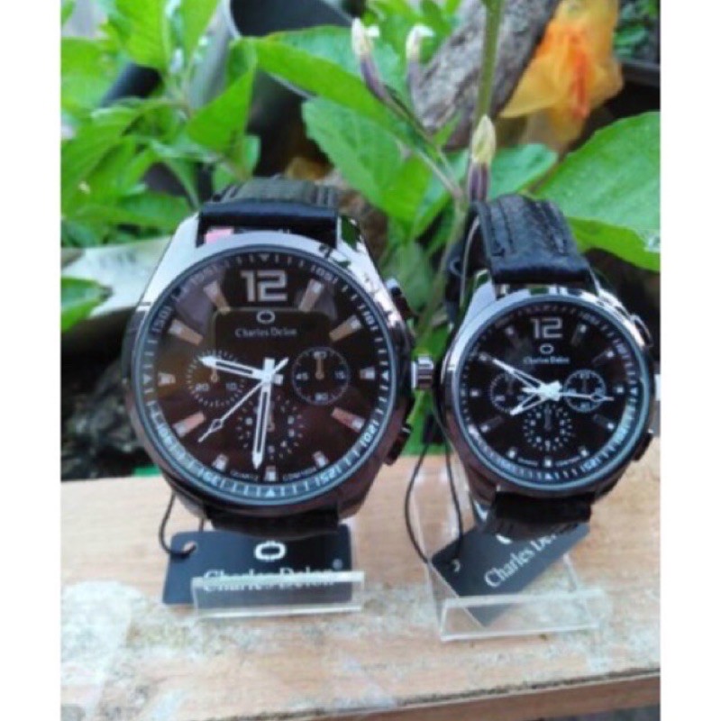 JAM COUPLE CHARLES DELON ORIGINAL ANTI AIR SUDAH COUPLE