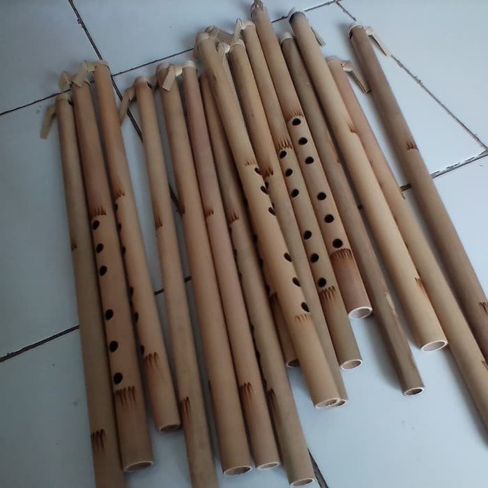 Seruling / Suling Sunda Bambu 4&amp;6 Lubang