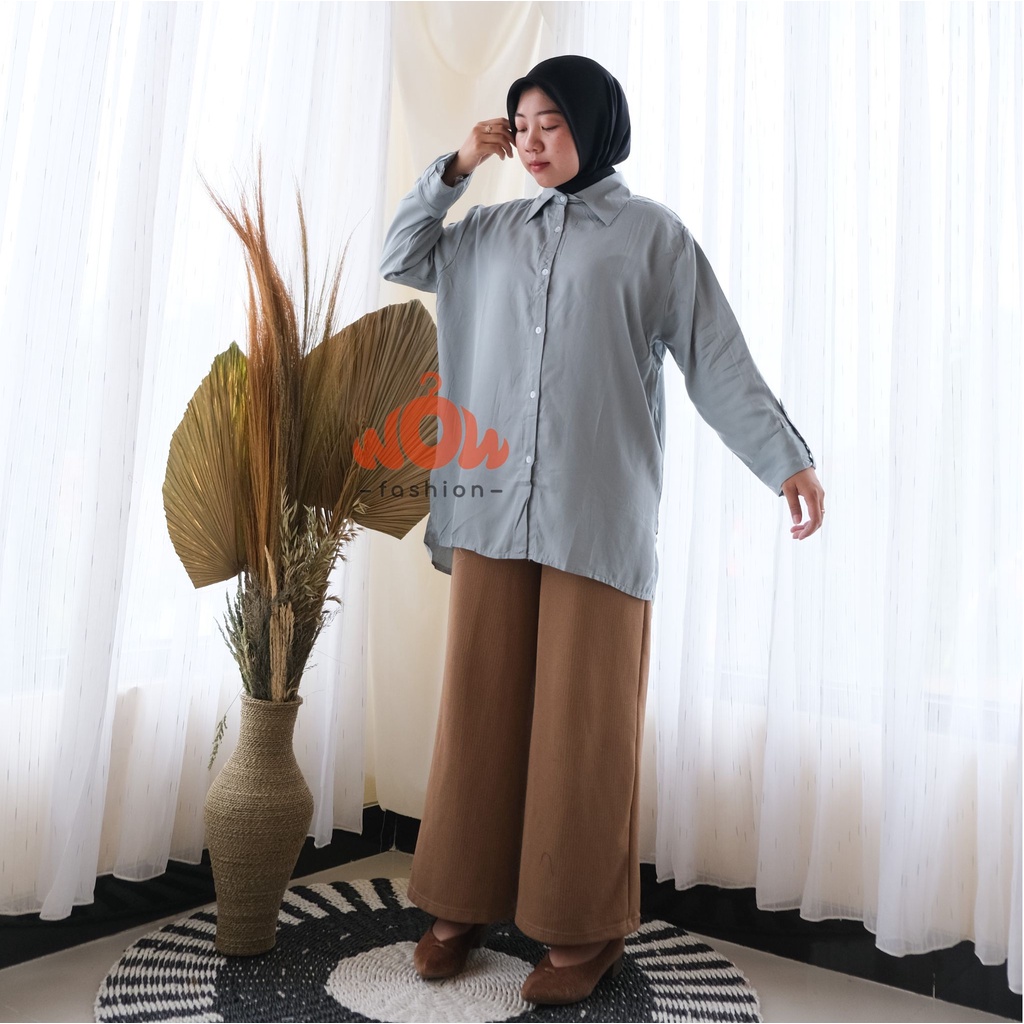 WOW-Ketty Kemeja Rayon Premium Wanita