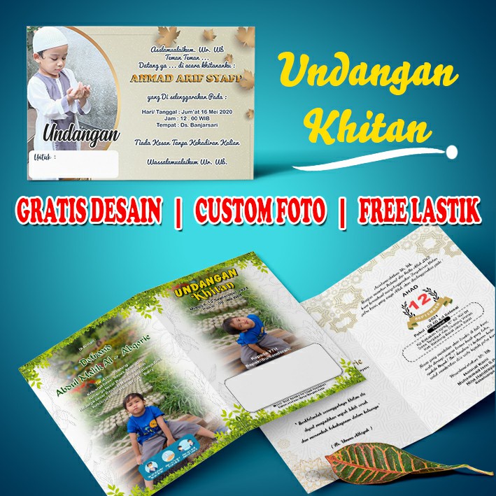 UNDANGAN KHITAN FREE DESAIN - UNDANGAN SUNATAN