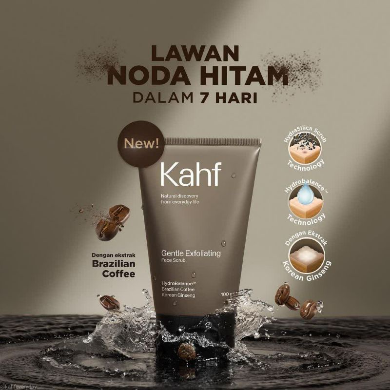 KAHF FACE SCRUB (gentle exfoliating)