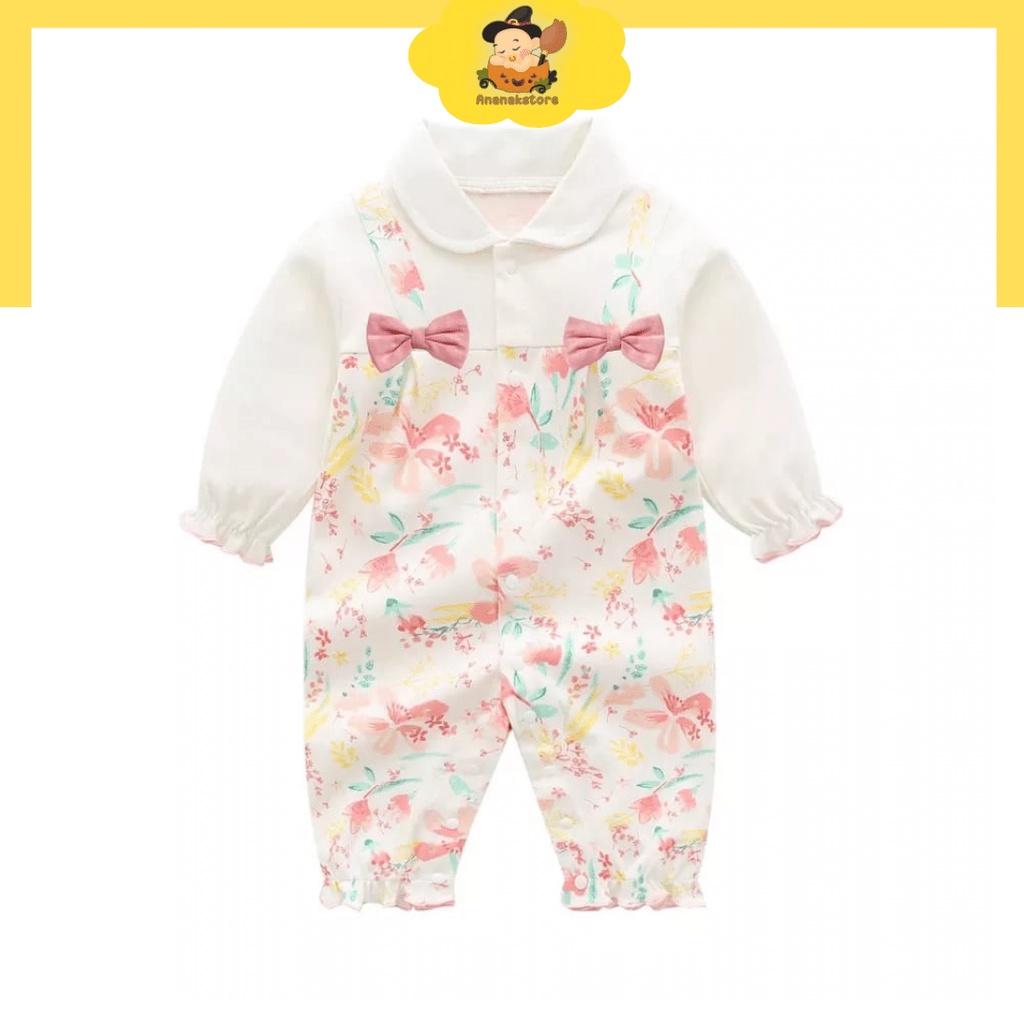 Ananakstore - Jumper Anak Perempuan Bayi Cewek PITA PINK 0-12 bulan / Jumper premium