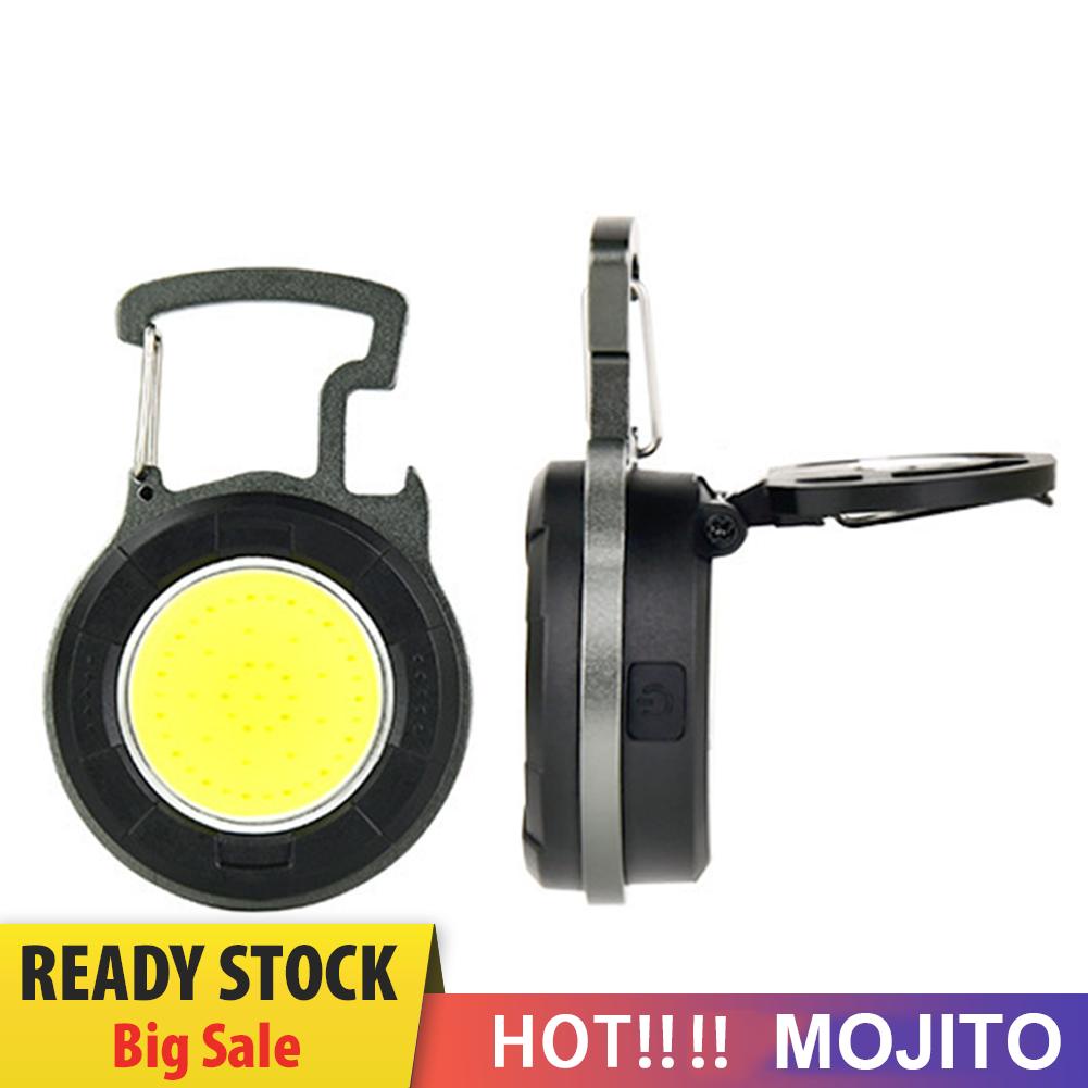 Lampu Senter LED COB 10W 500lm Anti Air Dengan Gantungan Kunci Untuk Camping