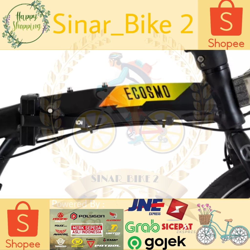 Sepeda Lipat 20Inch Element Ecosmo Reggae Limited Edision (Ekspedisi)