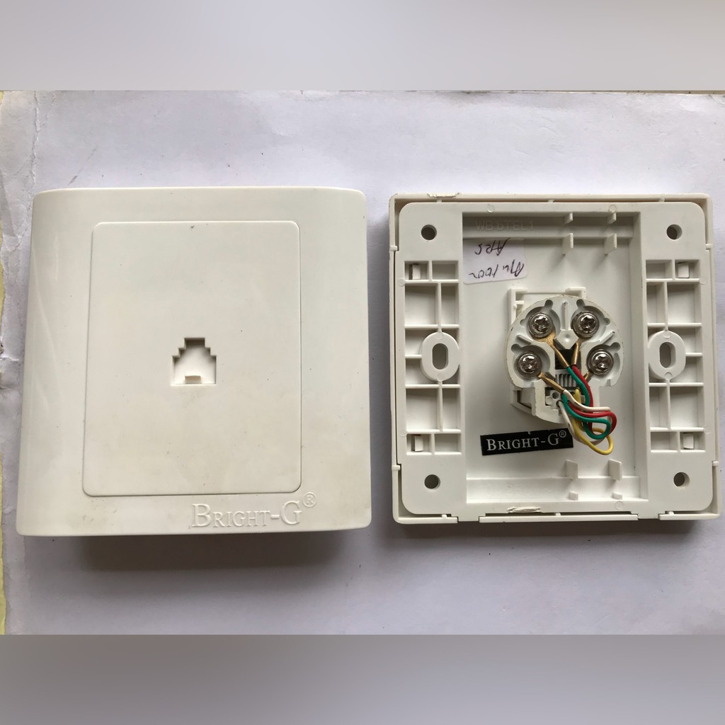 Saklar IB Telepon/ Stop Kontak Telepon Bright-G WB bTEL1