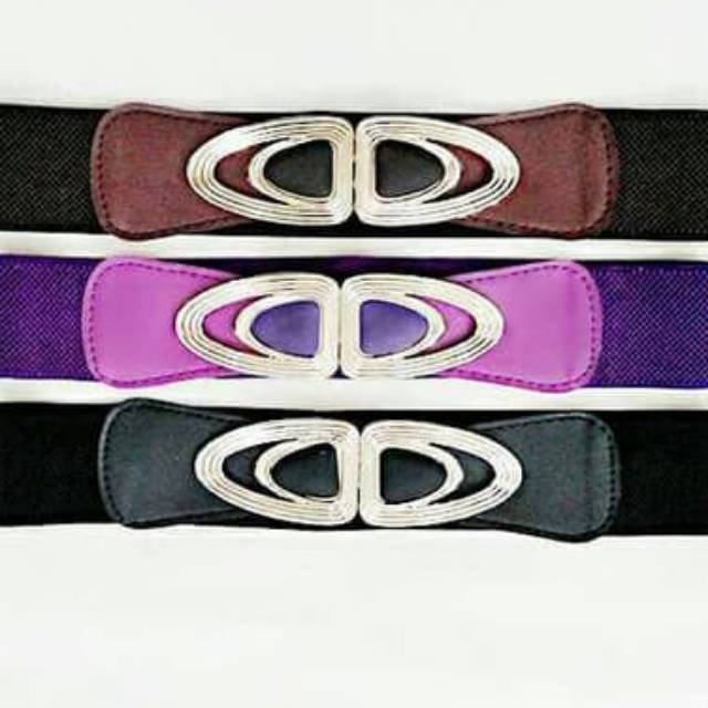 Ban pinggang merek obi.sabuk wanita karet obi.gesper fashion obi.