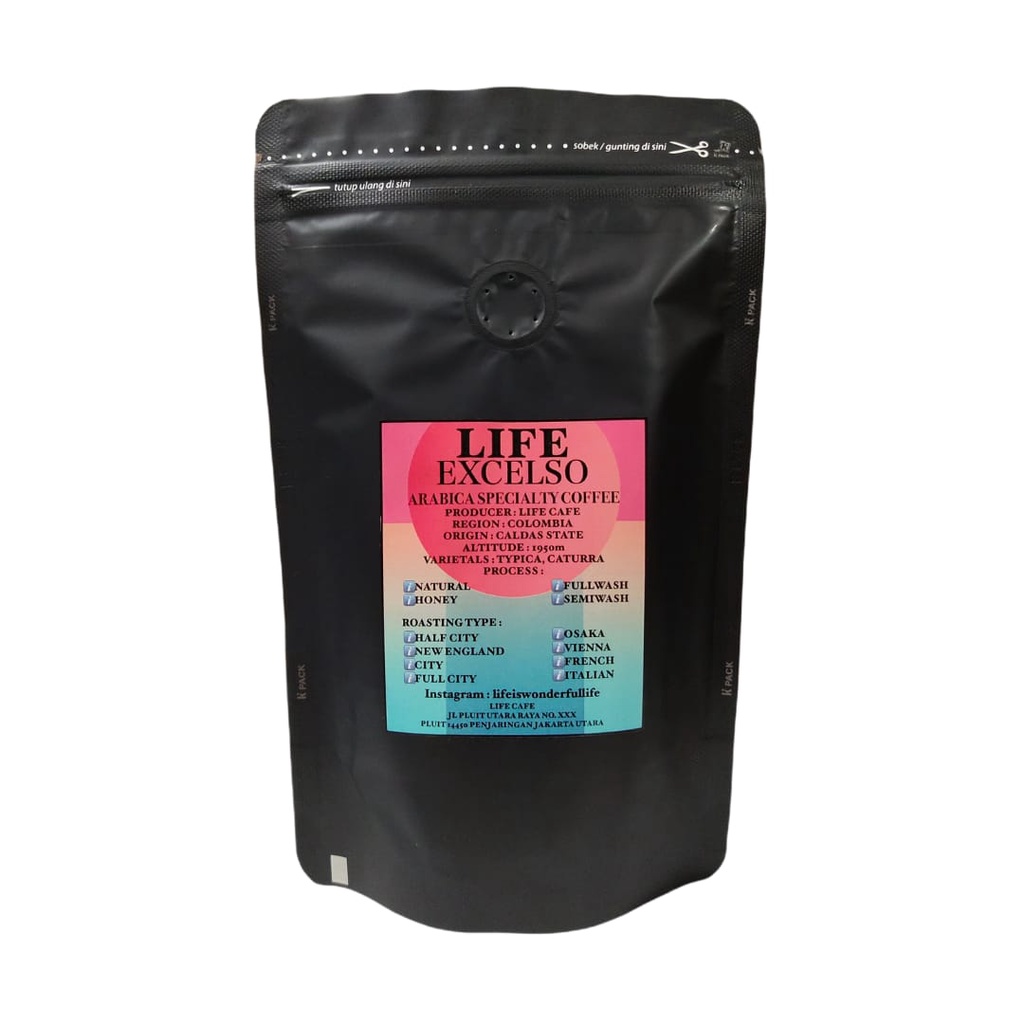 

Kopi LIFE Arabica Colombia Excelso