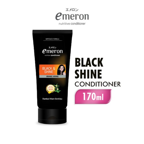 emeron conditioner soft &amp; smooth / black &amp; shine 170ml