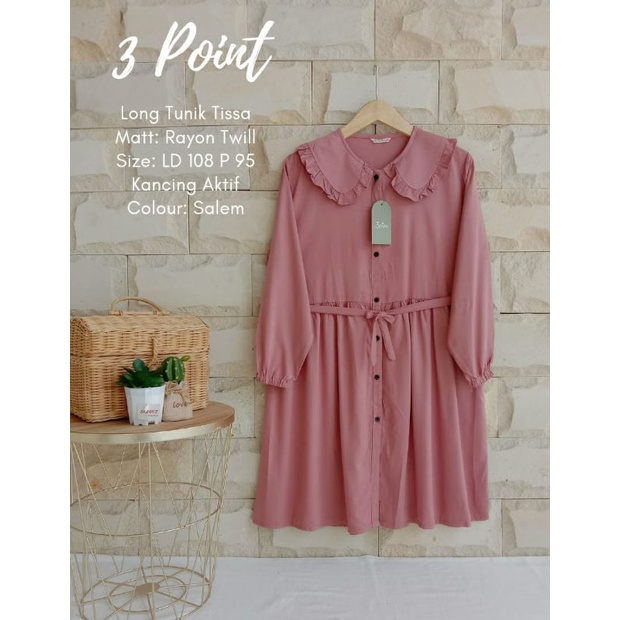 long tunik/ 3 point/ branded matahari