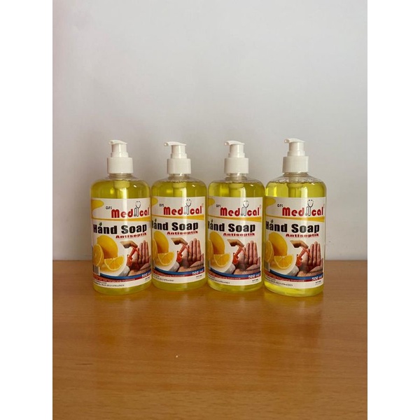 handsoap antiseptik 500 ml aroma lemon